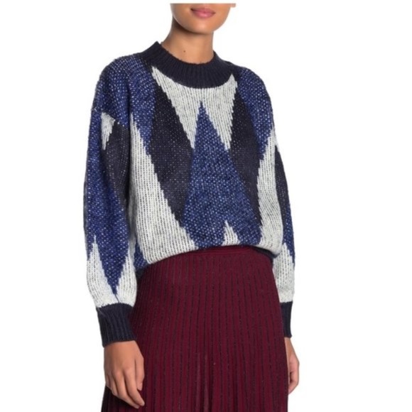 FRNCH Patterned Sweater - Picture 1 of 6